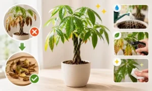 弱ったパキラを復活させる管理方法と枯れた葉の正しい剪定・お手入れ方法